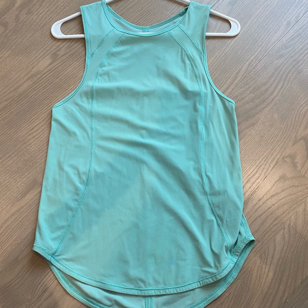 LULULEMON mint blue tank top